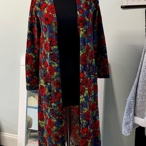 ❤️LuLaRoe Sarah Rose Bouquet Cardigan-XS